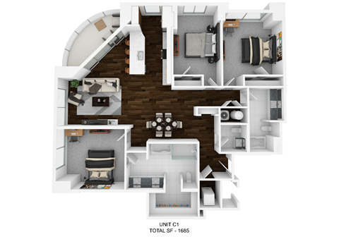the outlook floor plan  lofts on 27th